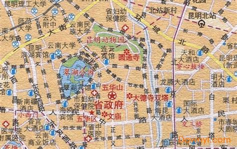 昆明高清地图(昆明高清地图全图)缩略图