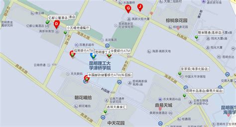 昆明学院地图(昆明学院地图全图)缩略图 昆明学院地图(昆明学院地图全图)缩略图