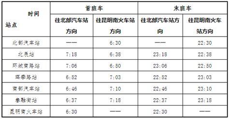 昆明南站汽车时刻表(澄江到昆明南站汽车时刻表)缩略图