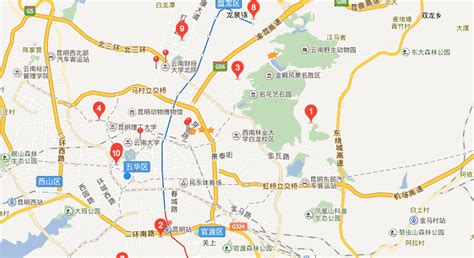 昆明市盘龙区地图(昆明市盘龙区地图颐惠园)缩略图