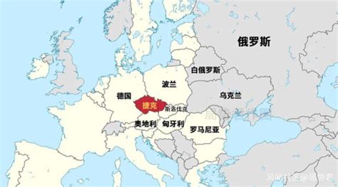捷克在哪里,捷克在哪里哪个国家缩略图