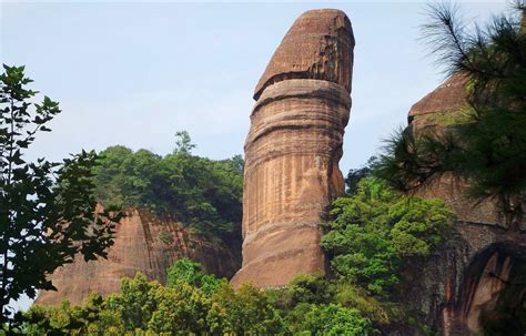 丹霞山阴阳石图片,韶关丹霞山阴阳石图片缩略图
