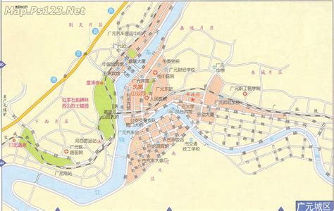 四川广元地图,四川广元地图高清图片缩略图